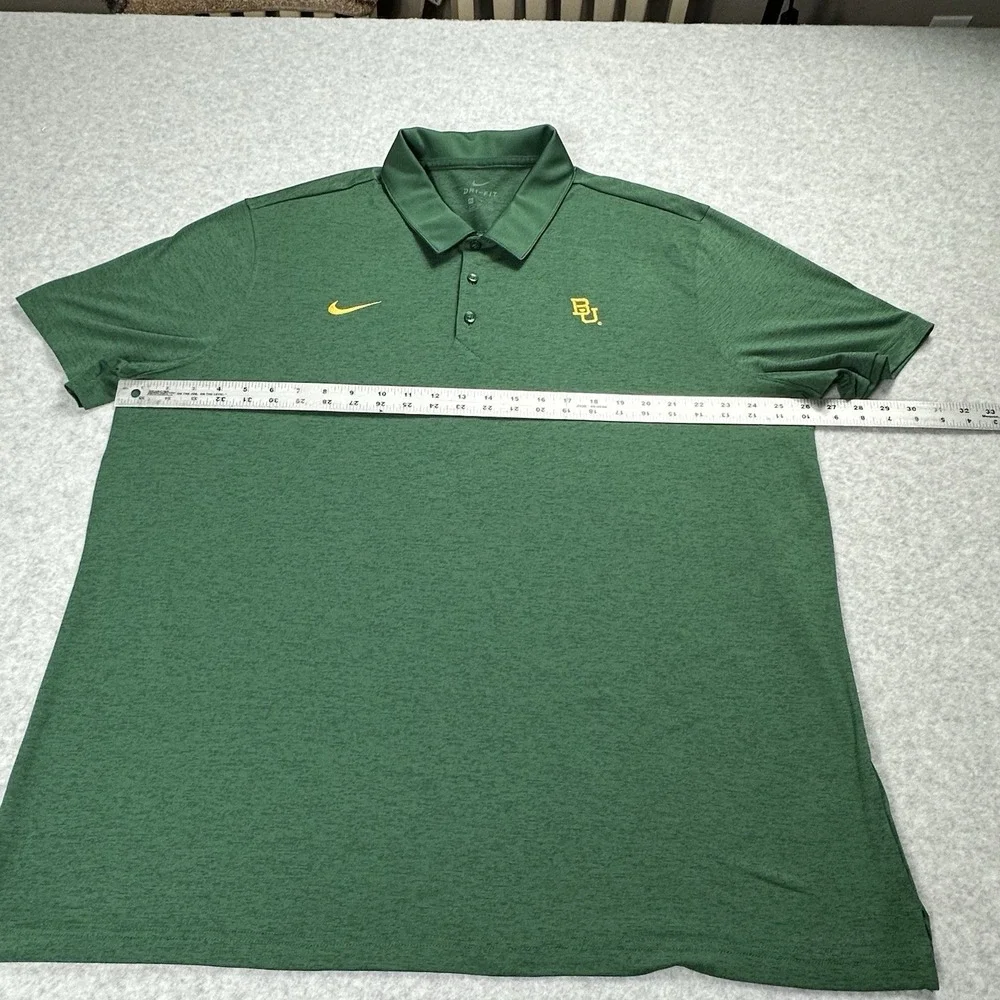 Baylor University Bears Polo Shirt Nike Dri-Fit (Mens XXL) - Picture 6 of 9